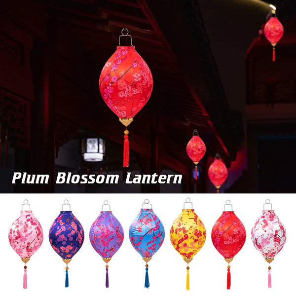 Flower Pattern Silk Lantern-ToShay.org