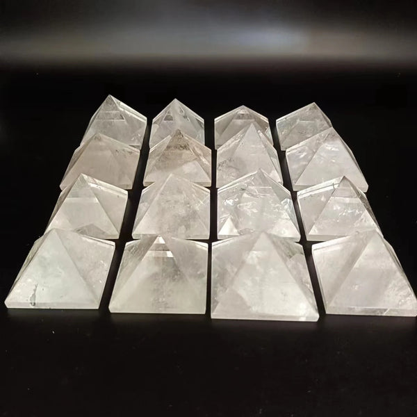 Clear Rock Crystal Pyramid-ToShay.org