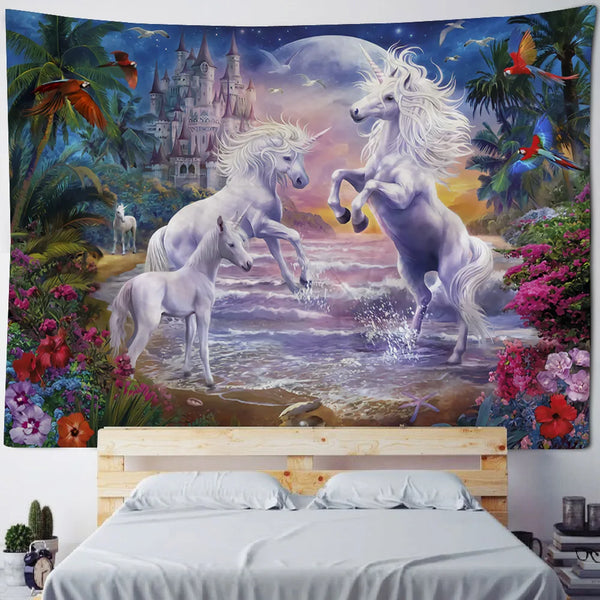 Unicorn Art Tapestry-ToShay.org