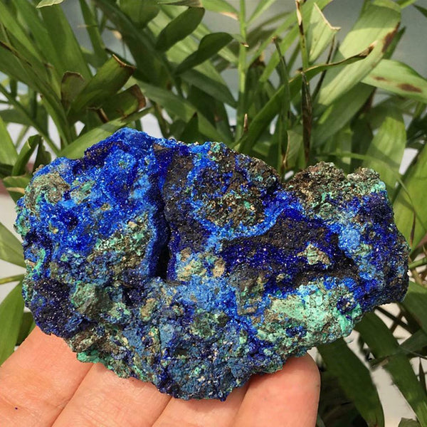 Blue Azurite Malachite Crystal-ToShay.org