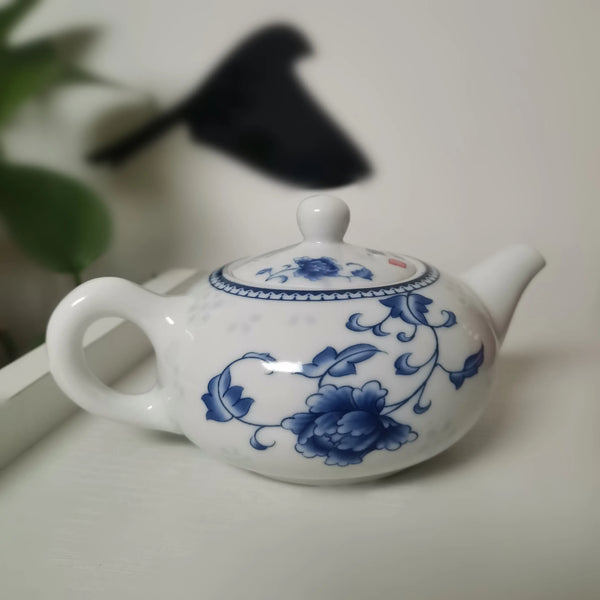 Blue White Porcelain Teapot-ToShay.org