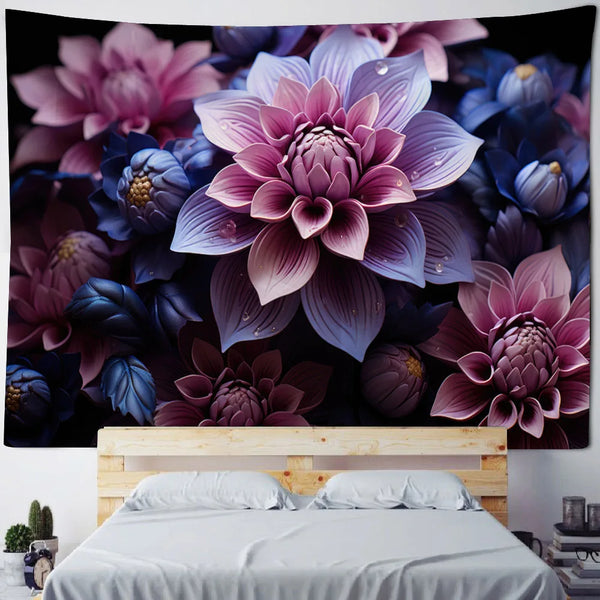 Flower Art Tapestry-ToShay.org