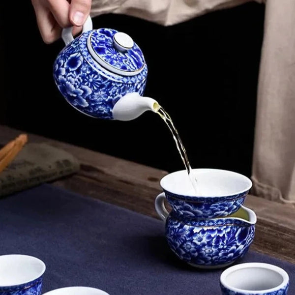 Blue White Porcelain Tea Sets-ToShay.org