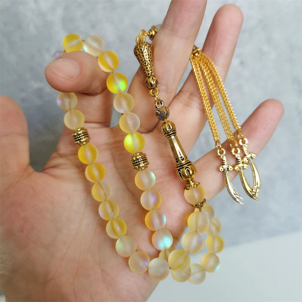 Yellow Prayer Beads-ToShay.org