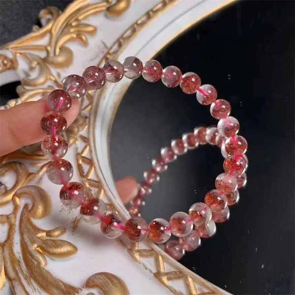 Red Strawberry Quartz Bracelet-ToShay.org