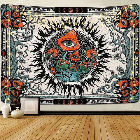 Mushroom Eye Tapestry-ToShay.org