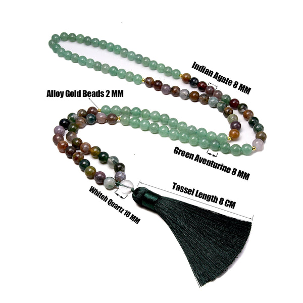 Green Aventurine Mala Beads-ToShay.org