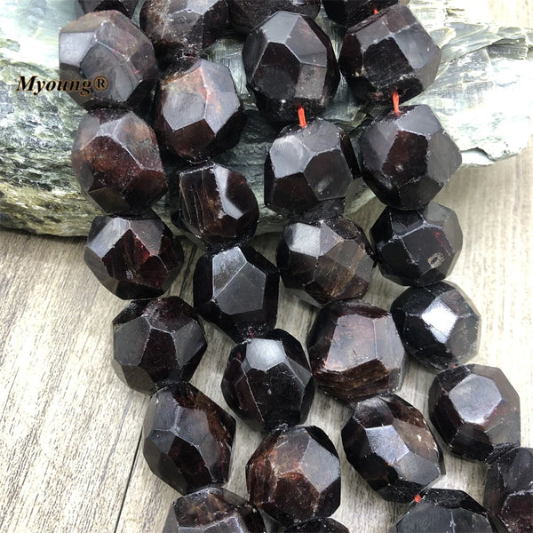 Red Garnet Nugget Beads-ToShay.org