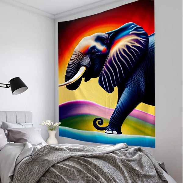 Elephant Art Tapestry-ToShay.org