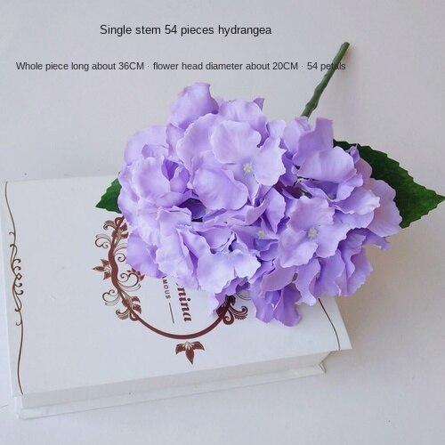 Purple Hydrangea Peony Flowers-ToShay.org