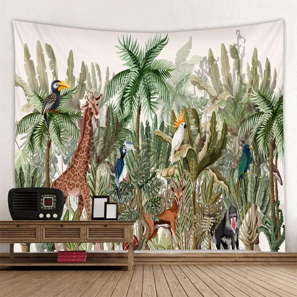 Tropical Plants Tapestry-ToShay.org