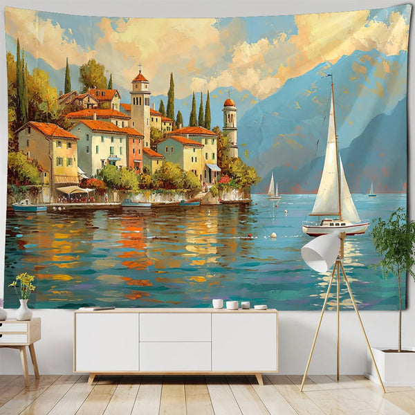 Sea View Art Tapestry-ToShay.org