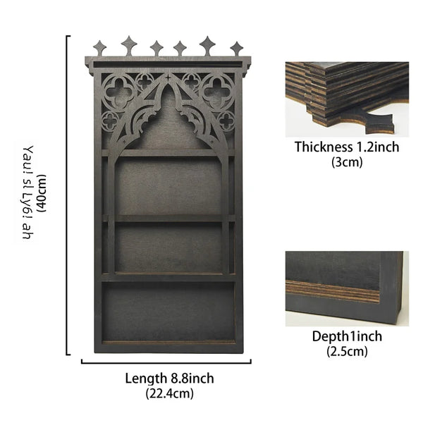 Gothic Wall Mounted Shelf-ToShay.org