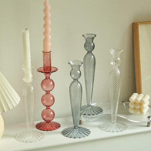 Glass Candle Holder-ToShay.org