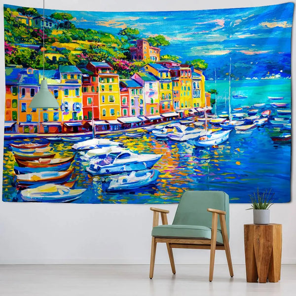 Sea View Art Tapestry-ToShay.org