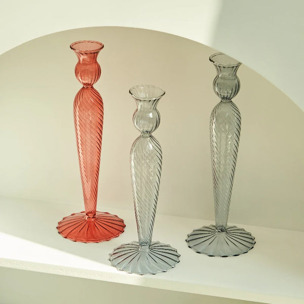 Glass Candlesticks-ToShay.org