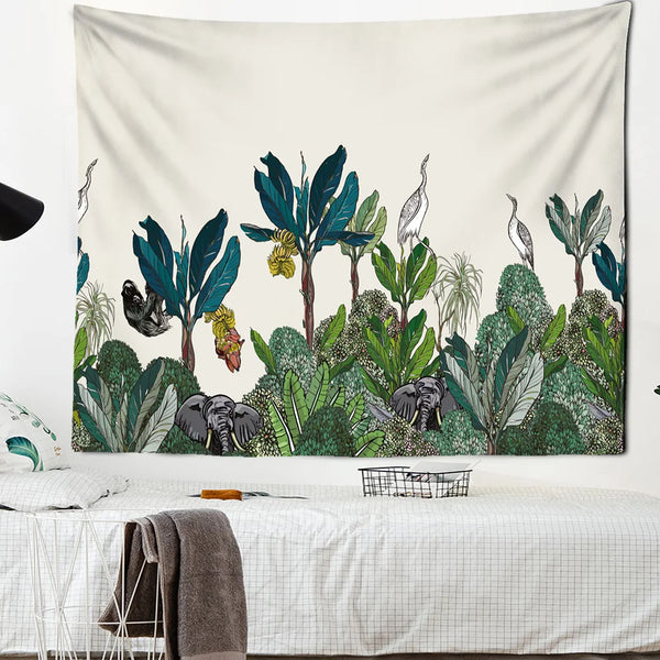 Tropical Plants Tapestry-ToShay.org