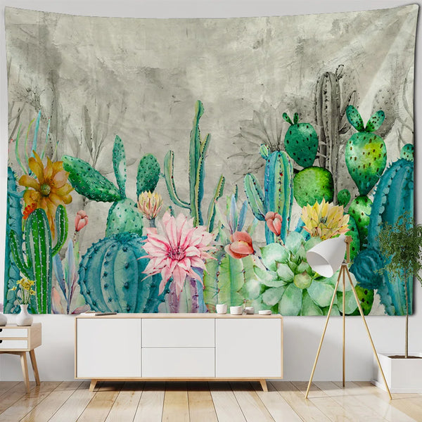 Tropical Plant Art Tapestry-ToShay.org