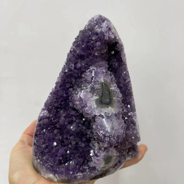 Purple Amethyst Crystal Cluster-ToShay.org