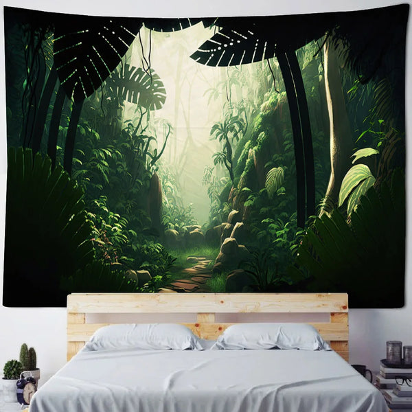 Tropical Rainforest Tapestry-ToShay.org