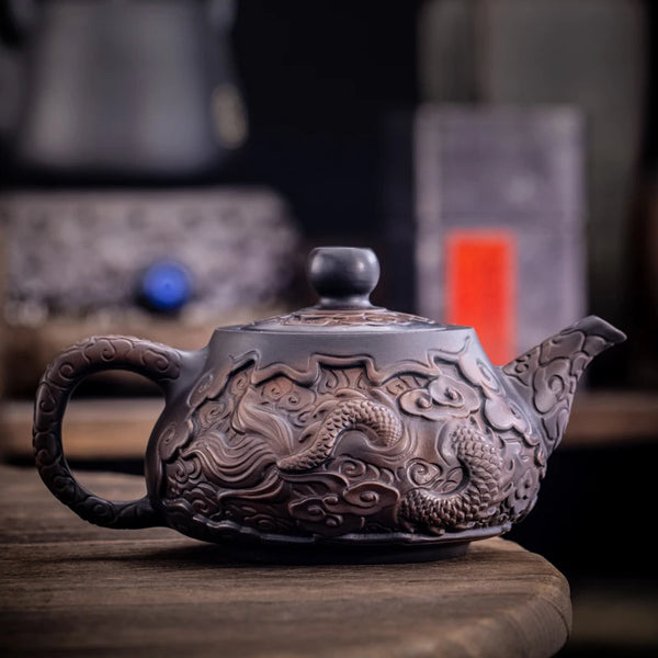 Dragon Clay Teapot-ToShay.org