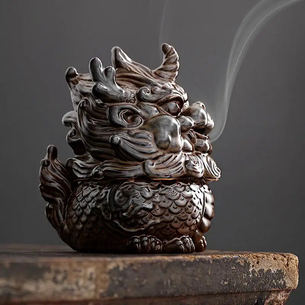 Foo Dragon Incense Holder-ToShay.org