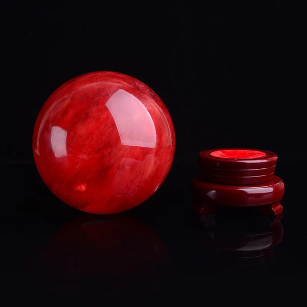 Red Smelting Quartz Ball-ToShay.org