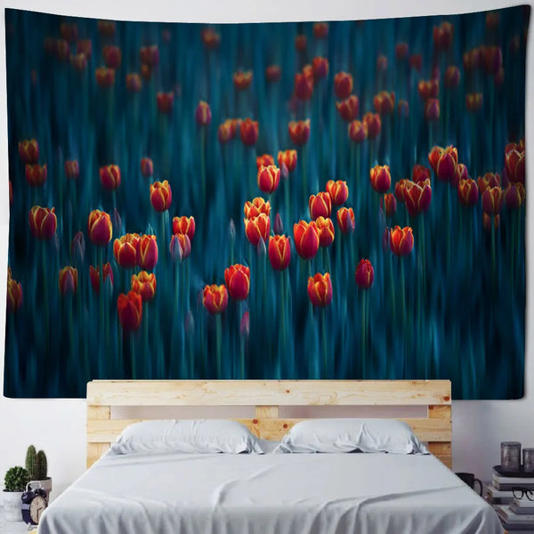 Flower Art Tapestry-ToShay.org