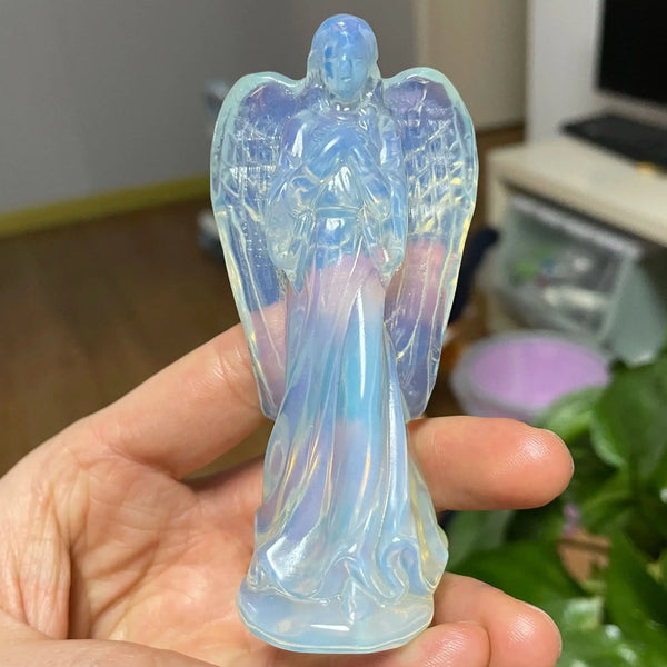 White Opalite Angel-ToShay.org