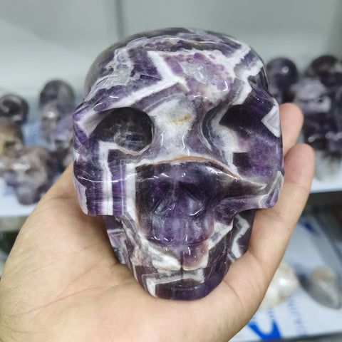 Purple Dream Amethyst Skull-ToShay.org