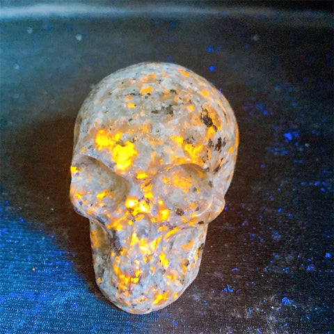 Grey Yooperlite Skull-ToShay.org