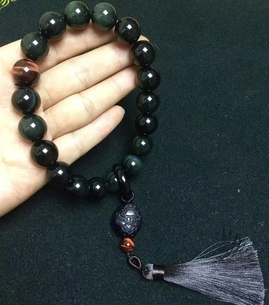 Black Obsidian Prayer Beads-ToShay.org