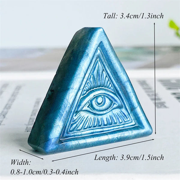 Blue Labradorite Eye Pyramid-ToShay.org