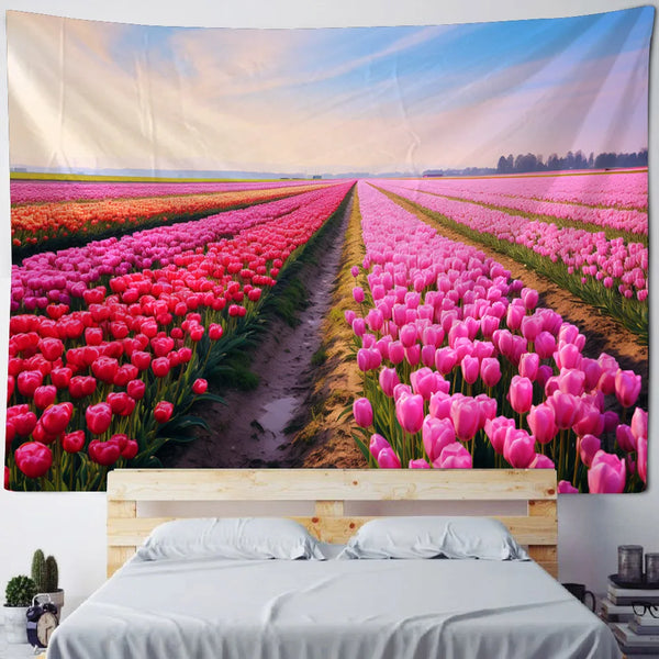 Flower Art Tapestry-ToShay.org