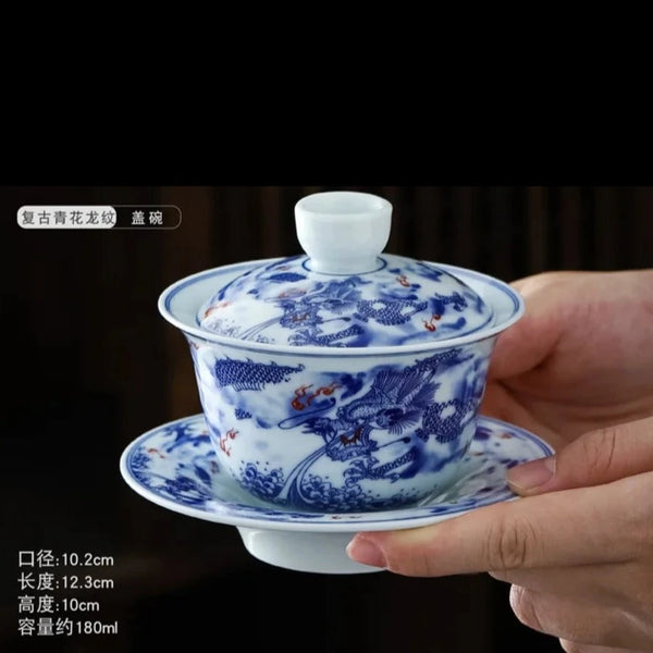 Gaiwan Ceramic Tea Tureen-ToShay.org