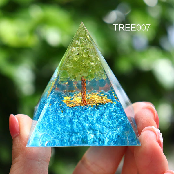 Energy Tree of Life Orgonite Pyramid-ToShay.org