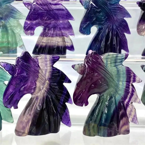 Rainbow Fluorite Unicorn-ToShay.org