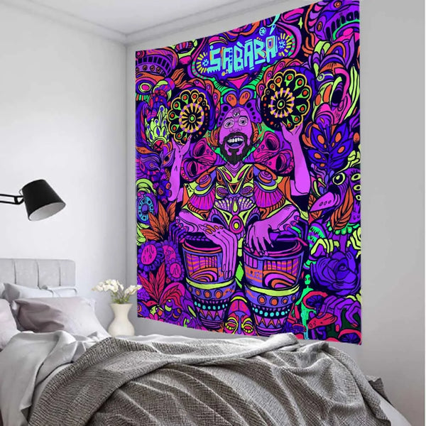 Psychedelic Art Tapestry-ToShay.org