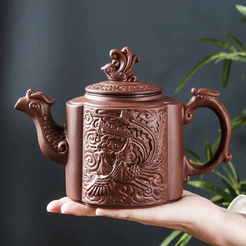 Dragon Clay Teapot-ToShay.org