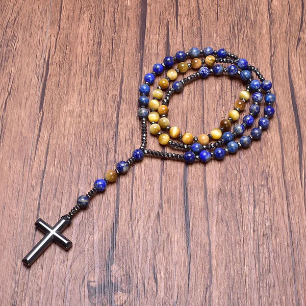 Mixed Quartz Crystal Rosary Beads-ToShay.org