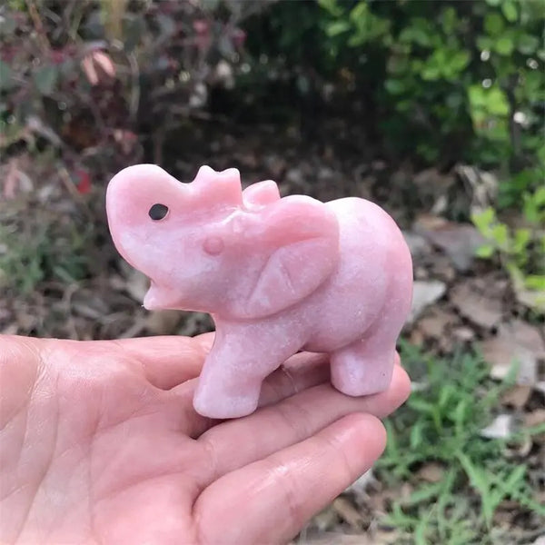 Pink Opal Elephant-ToShay.org