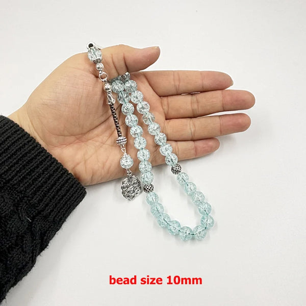 Blue Crystal Prayer Beads-ToShay.org