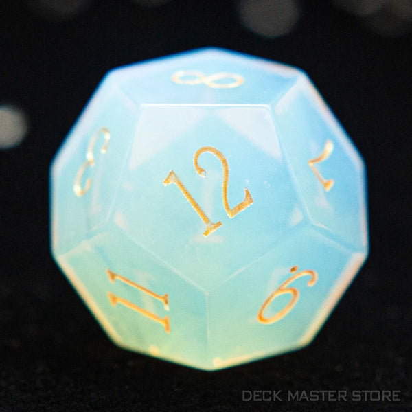 White Opalite Dice-ToShay.org