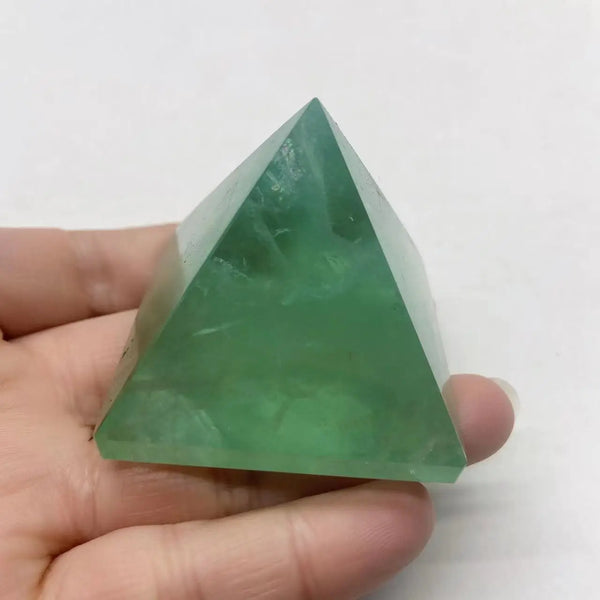 Green Fluorite Pyramid-ToShay.org