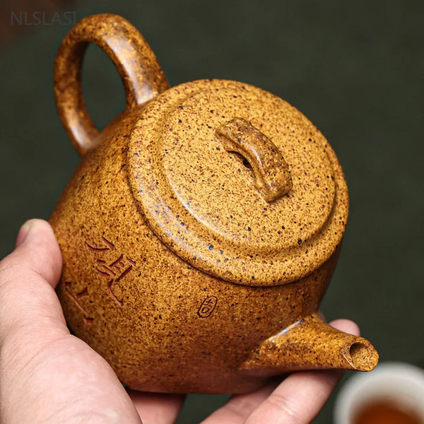 Yellow Yixing Clay Teapot-ToShay.org