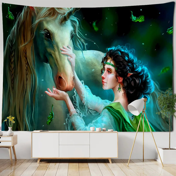 Unicorn Art Tapestry-ToShay.org