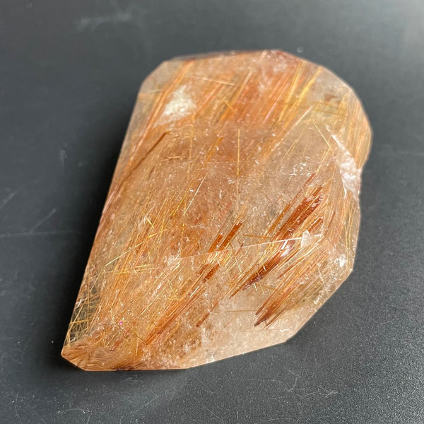 Orange Rutilated Quartz Rock-ToShay.org