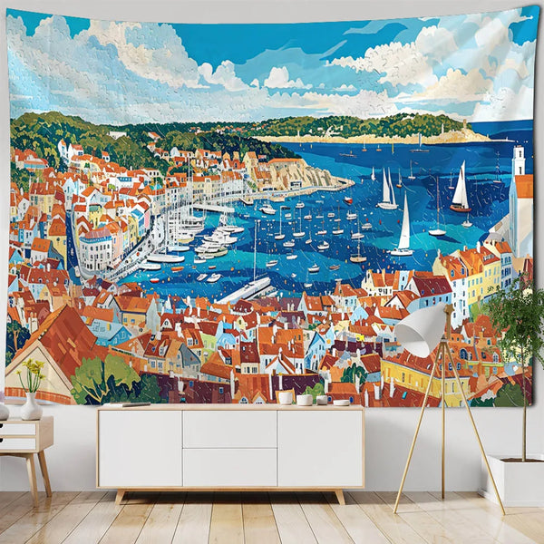 Sea View Art Tapestry-ToShay.org