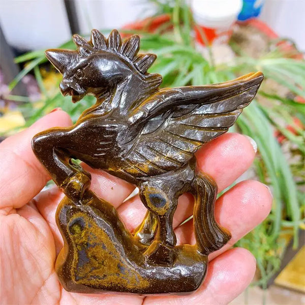 Yellow Tiger Eye Stone Unicorn-ToShay.org