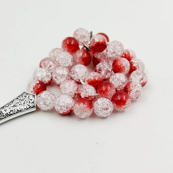 Red Crystal Prayer Beads-ToShay.org